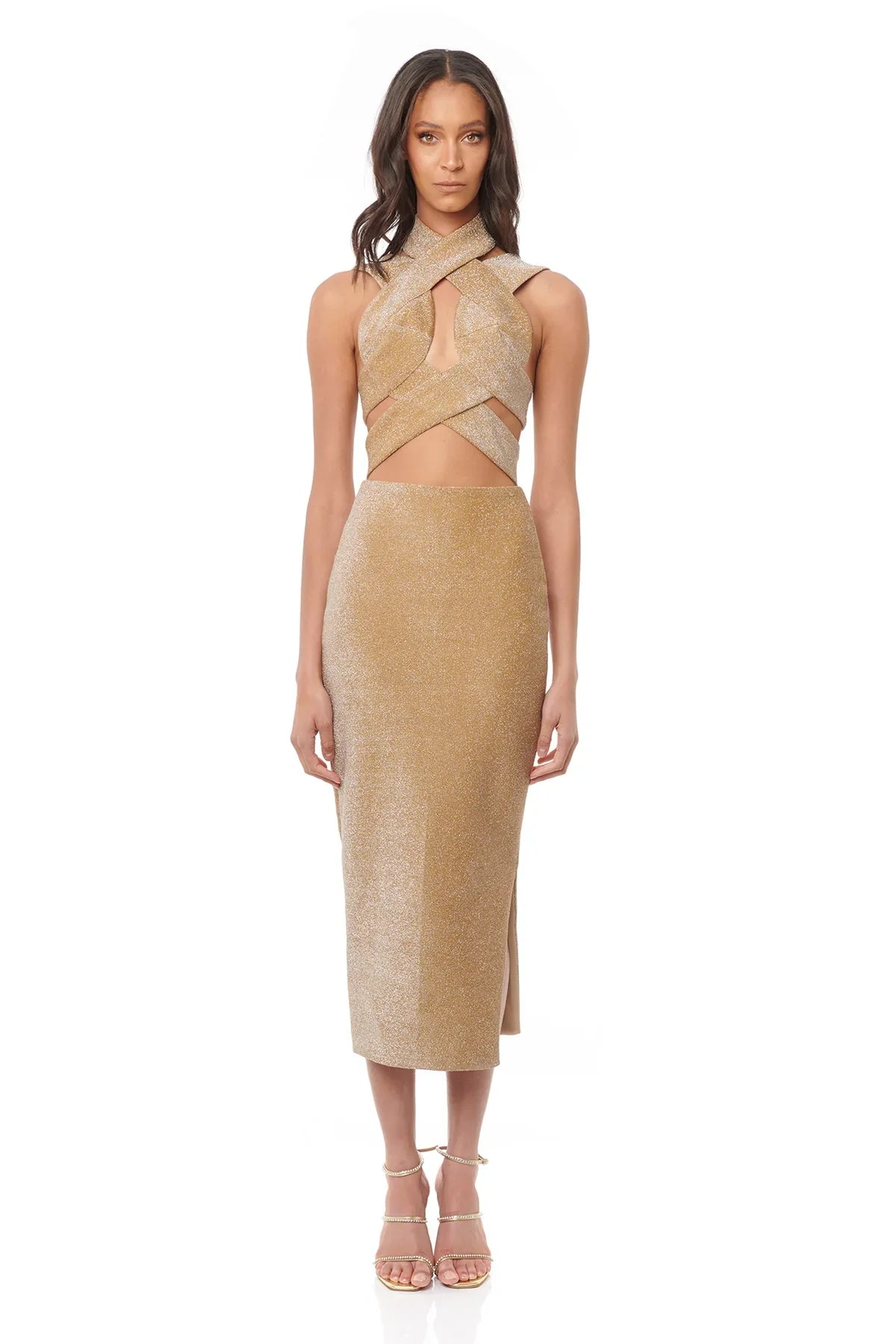 eliya the label gold dress PEYTON The must-have moment in fashion. High demand, limited availability. Don't miss your chance. #EliyaTheLabel