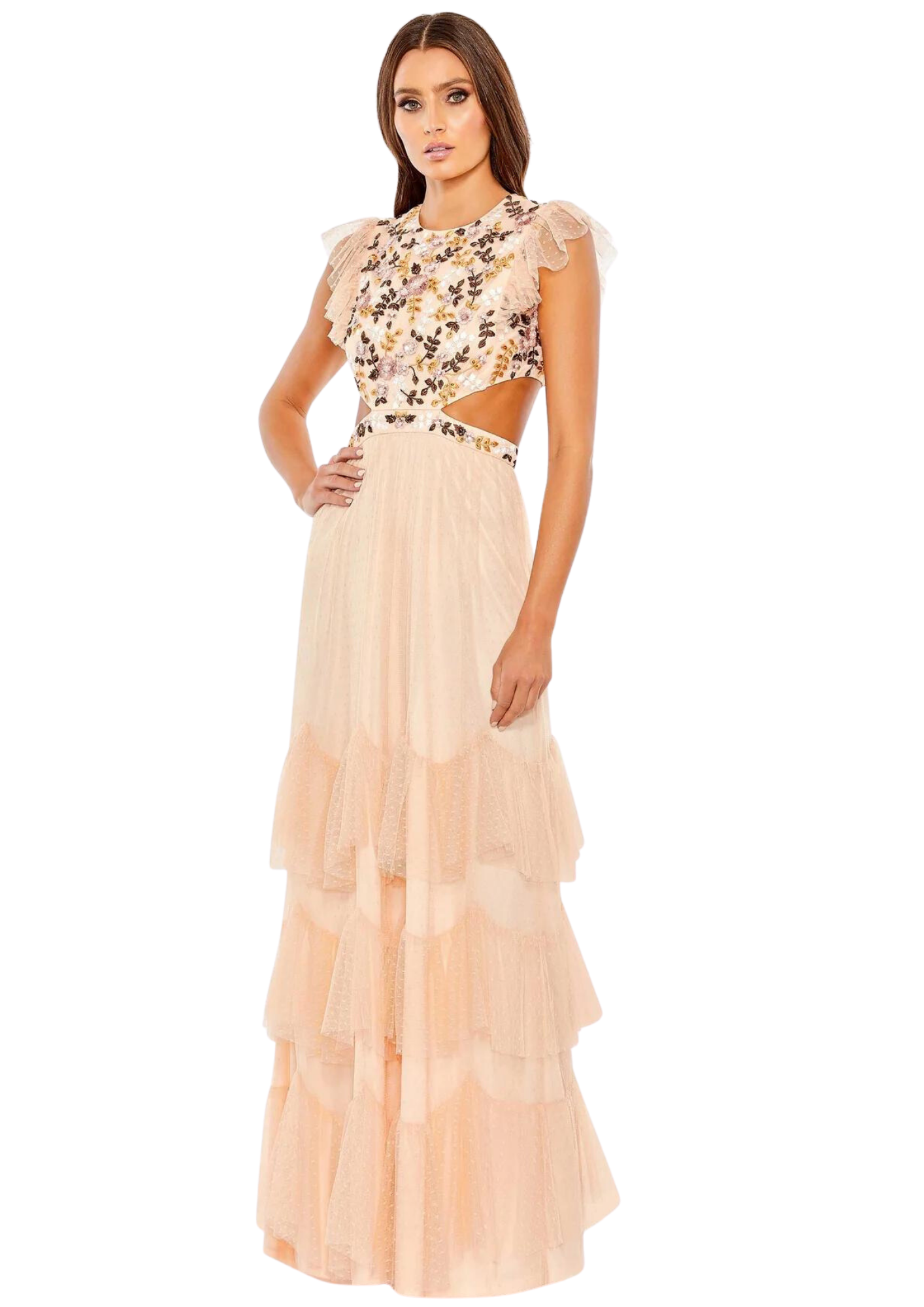 Molly Gown - Apricot Floral
