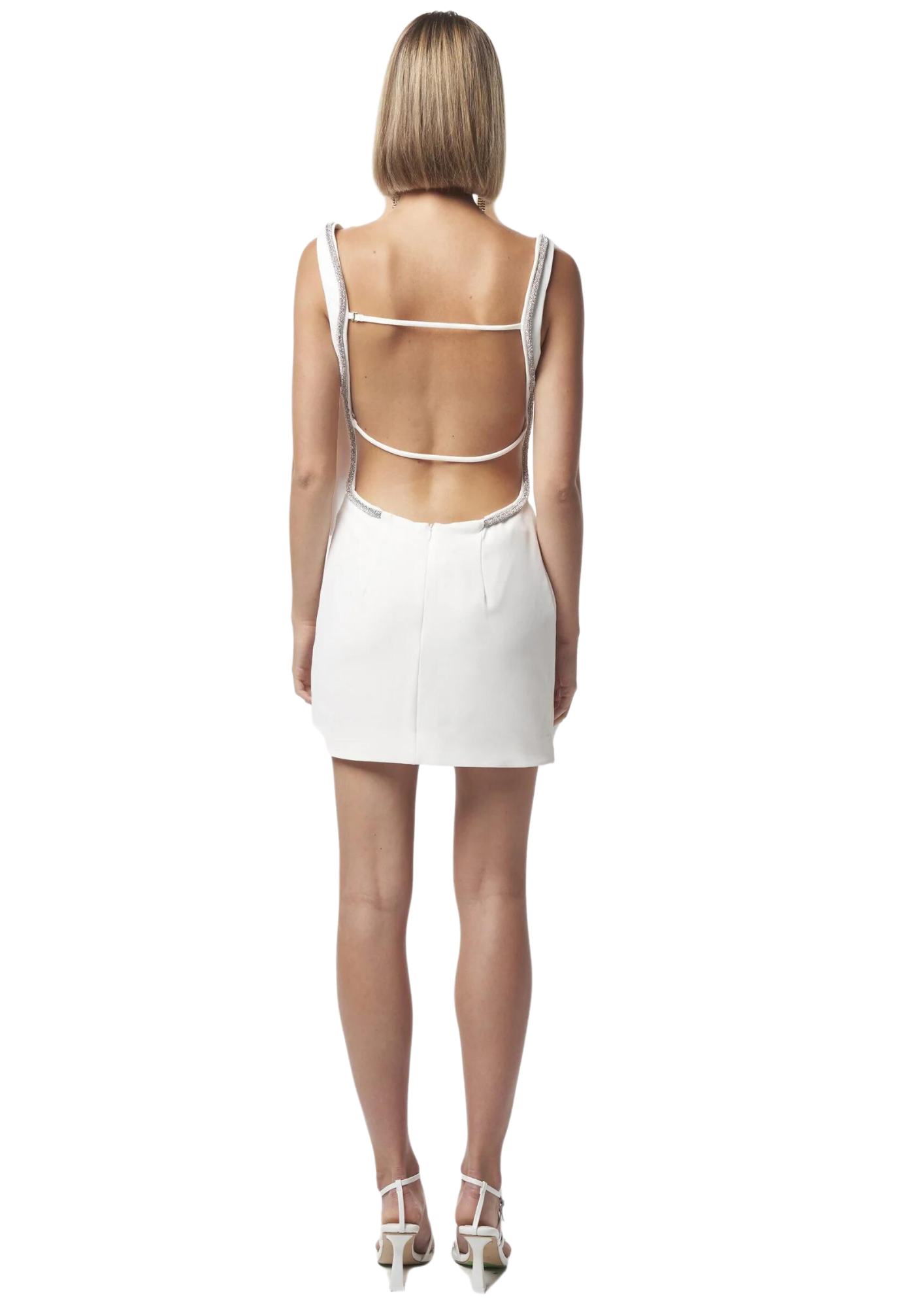 Allira Dress Short - White