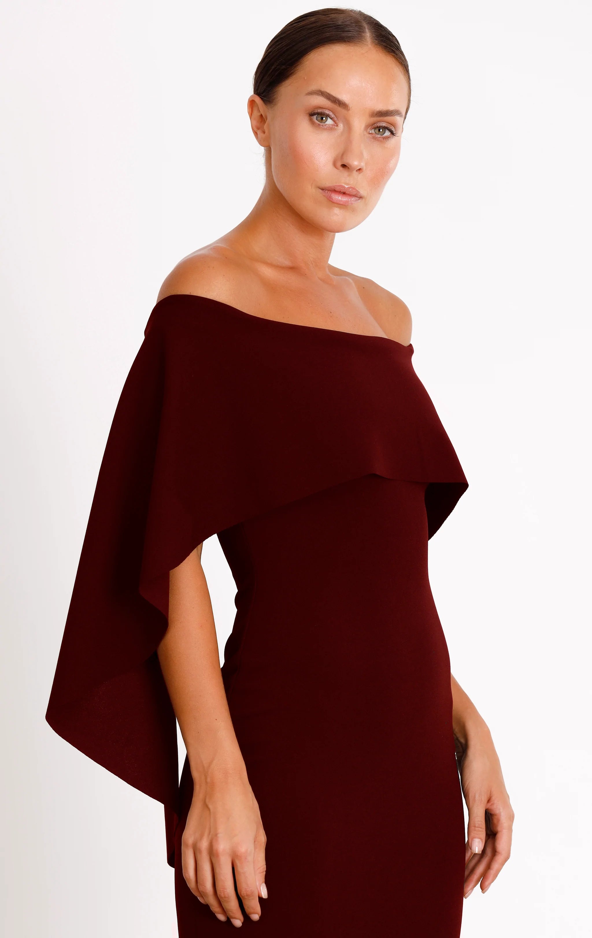 Composure Midi Dress - Wine