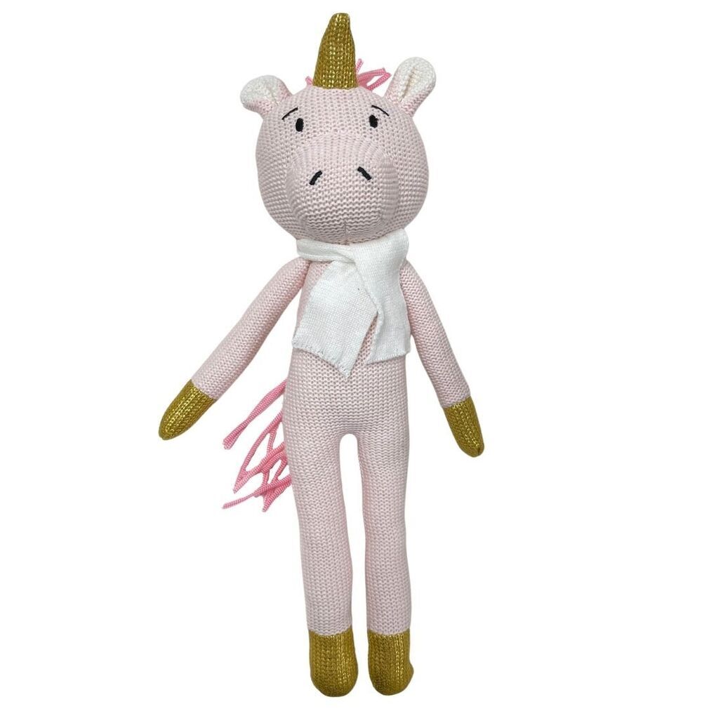 Teddy - Knitted animal - Unicorn